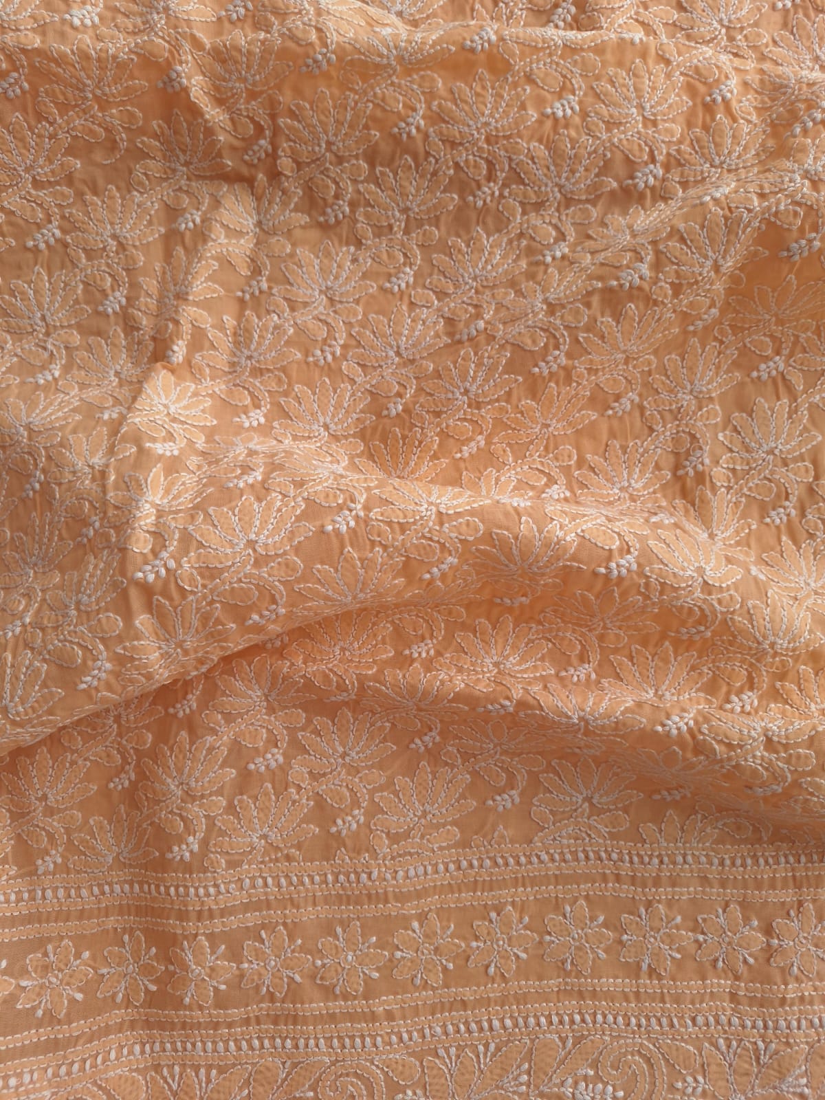 Kamal Cotton Handcrafted Jaalwork Kurta Fabric