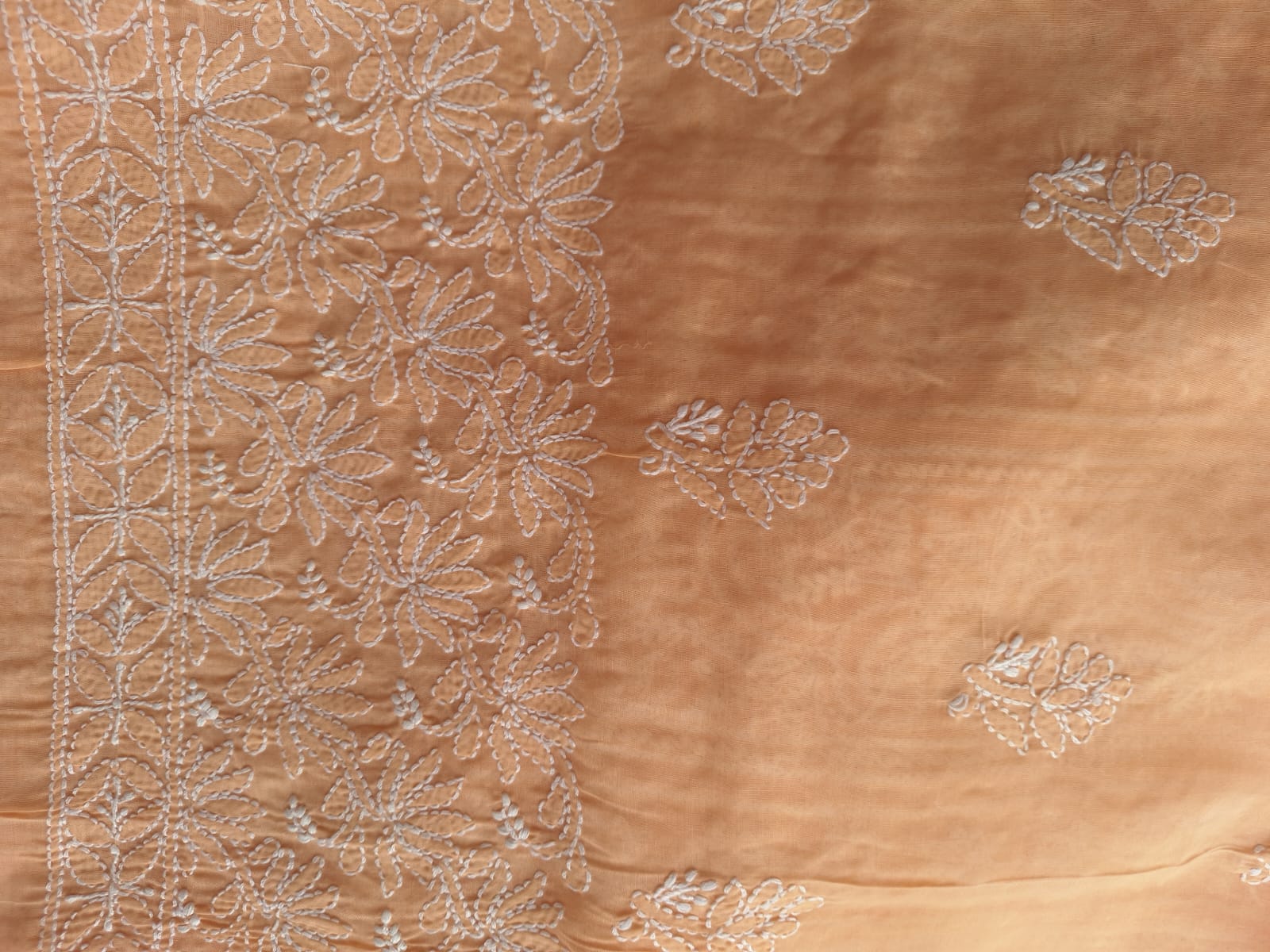 Kamal Cotton Handcrafted Jaalwork Kurta Fabric