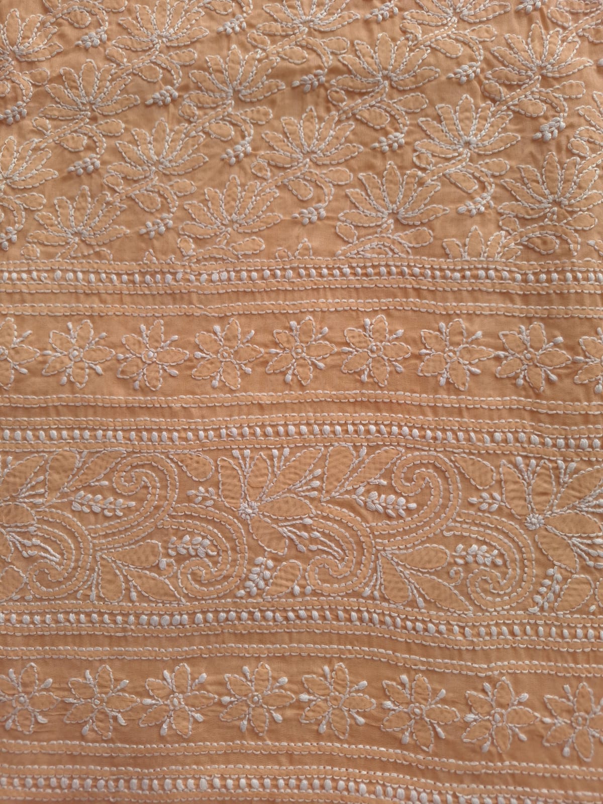 Kamal Cotton Handcrafted Jaalwork Kurta Fabric
