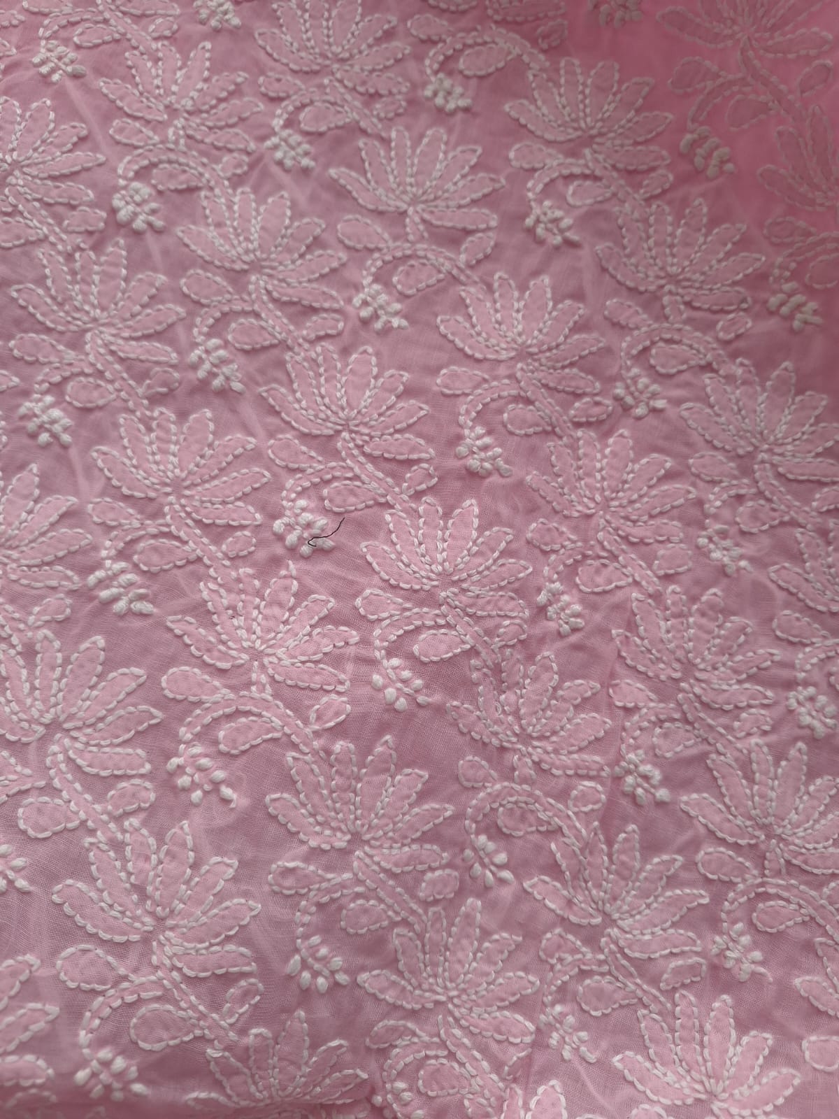 Kamal Cotton Handcrafted Jaalwork Kurta Fabric