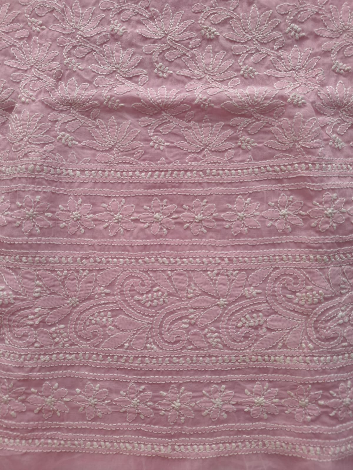 Kamal Cotton Handcrafted Jaalwork Kurta Fabric