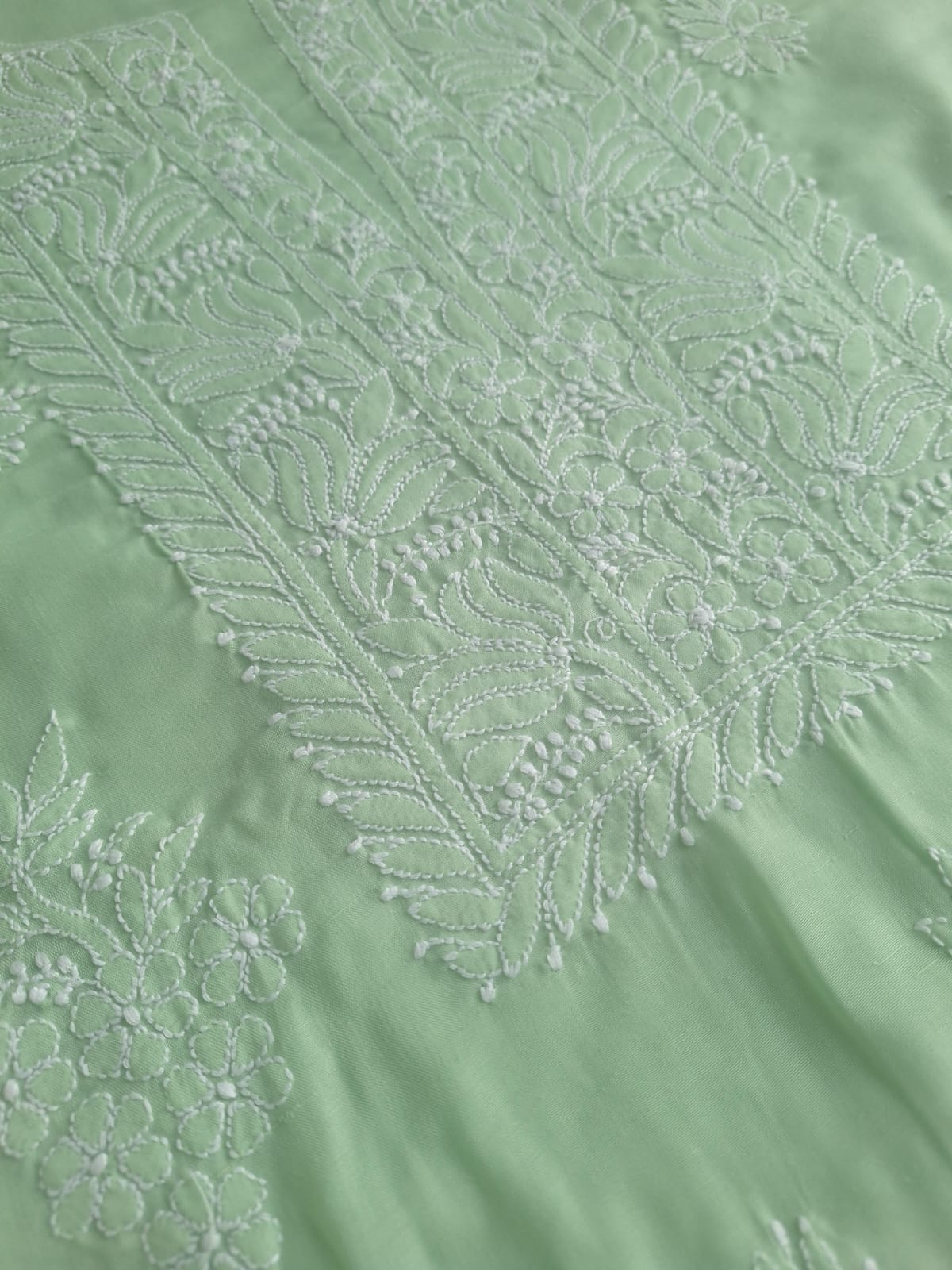 Sage Green Hand embroidered Full Set