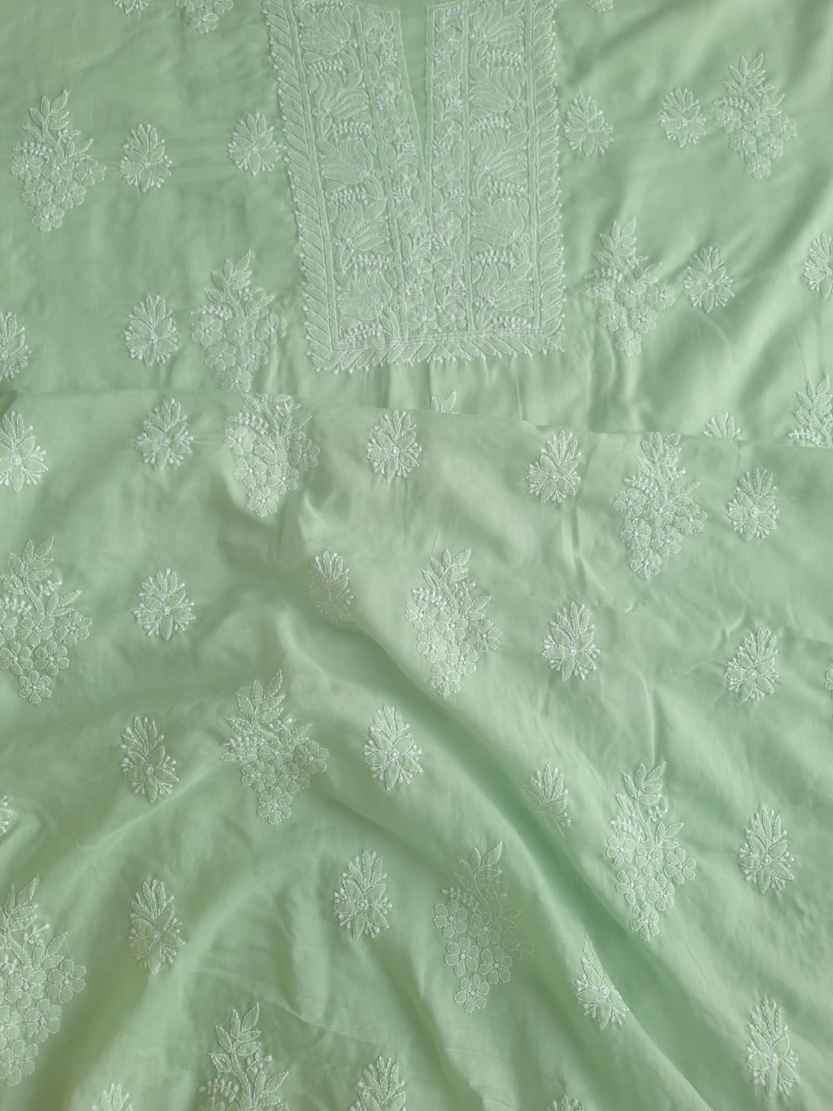 Sage Green Hand embroidered Full Set