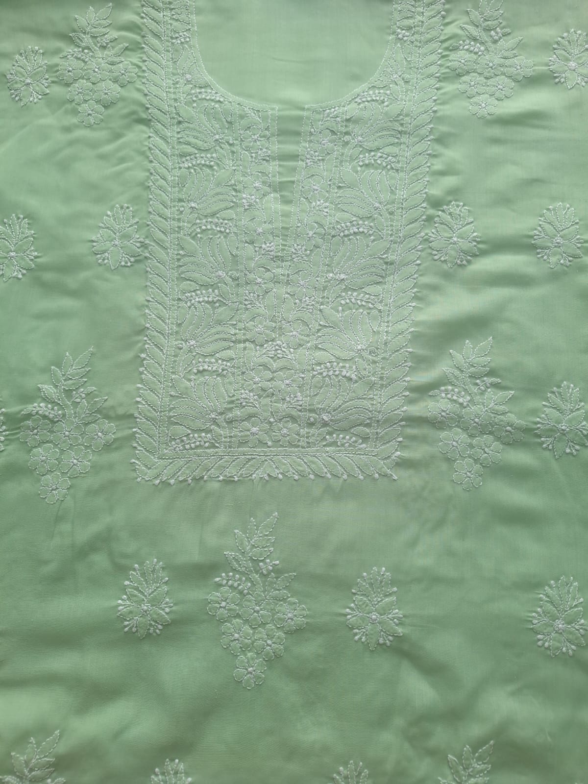 Sage Green Hand embroidered Full Set