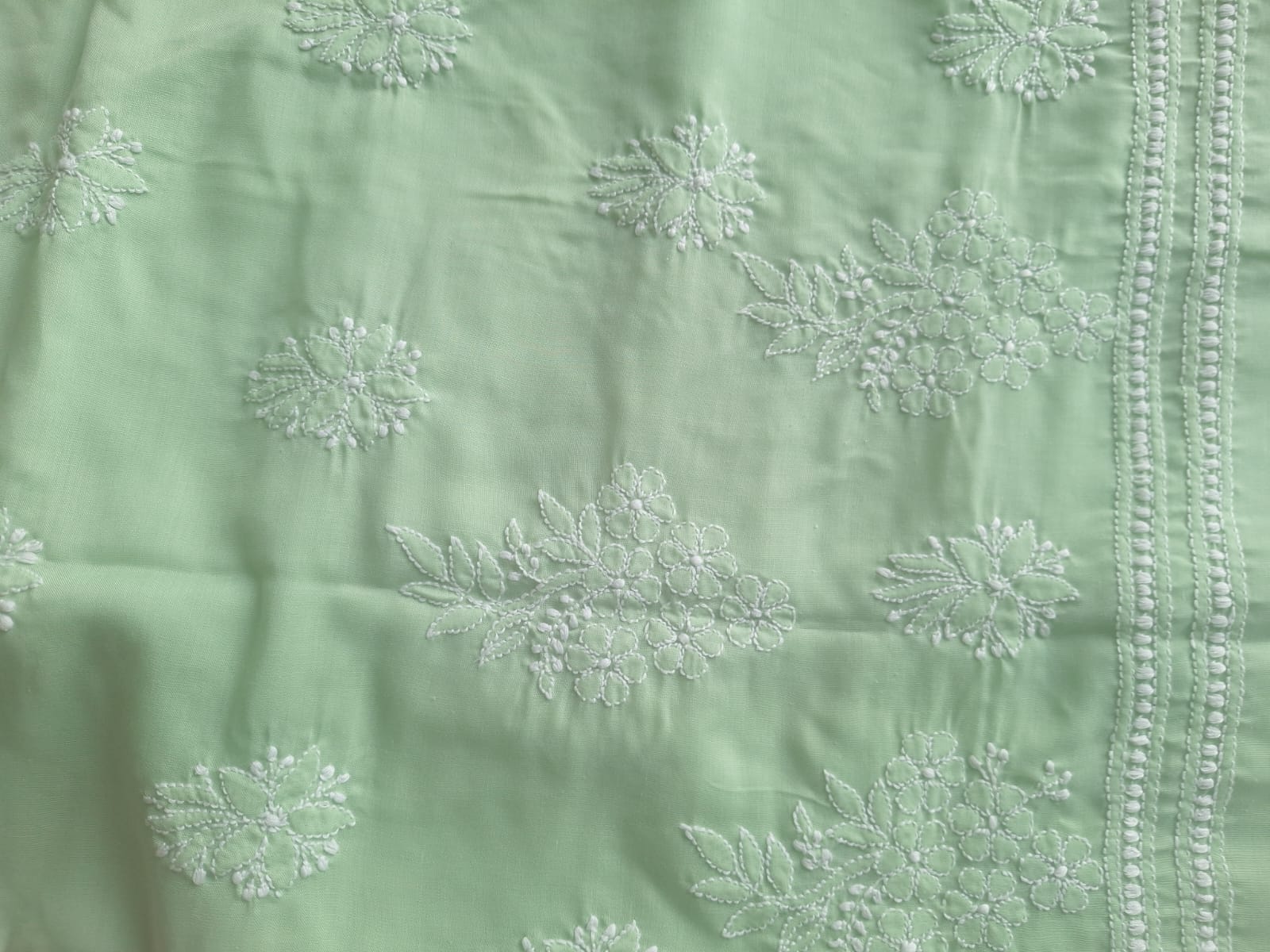 Sage Green Hand embroidered Full Set