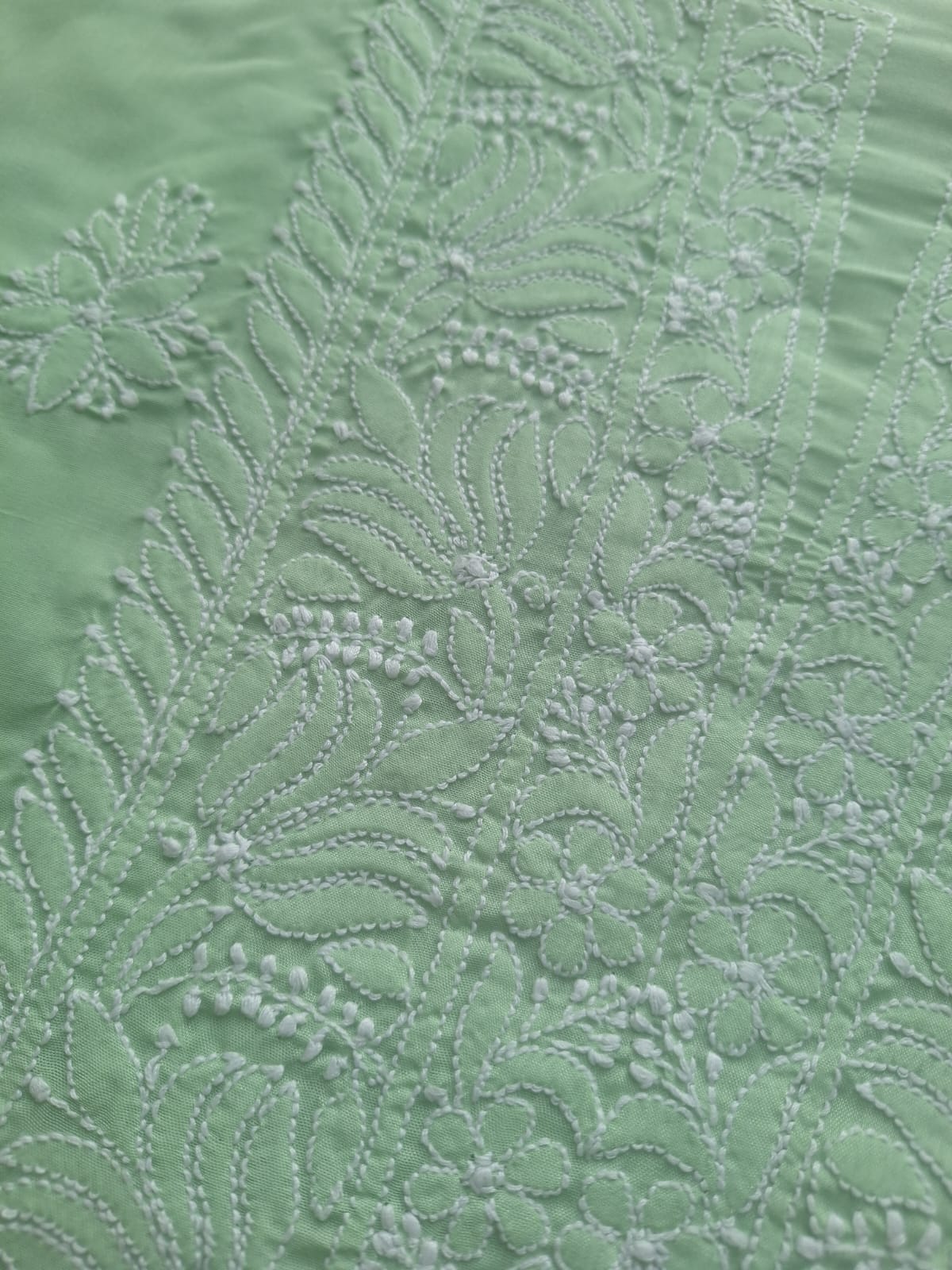 Sage Green Hand embroidered Full Set