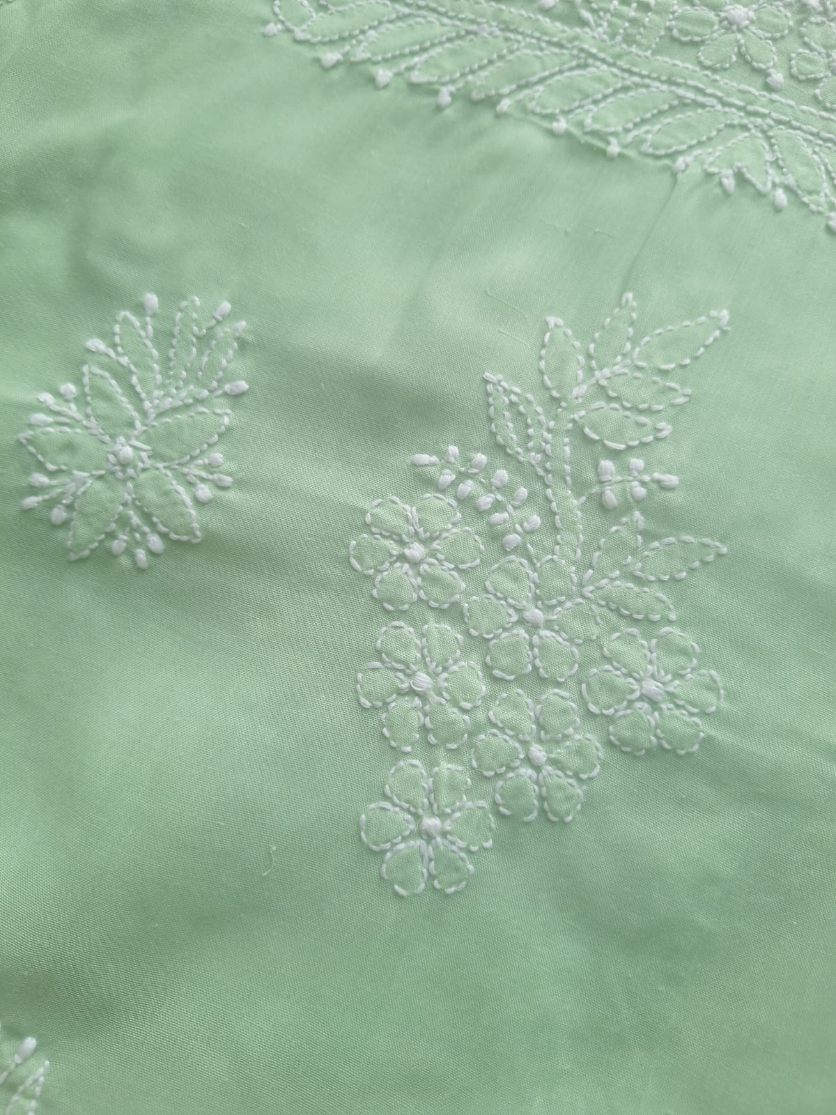 Sage Green Hand embroidered Full Set