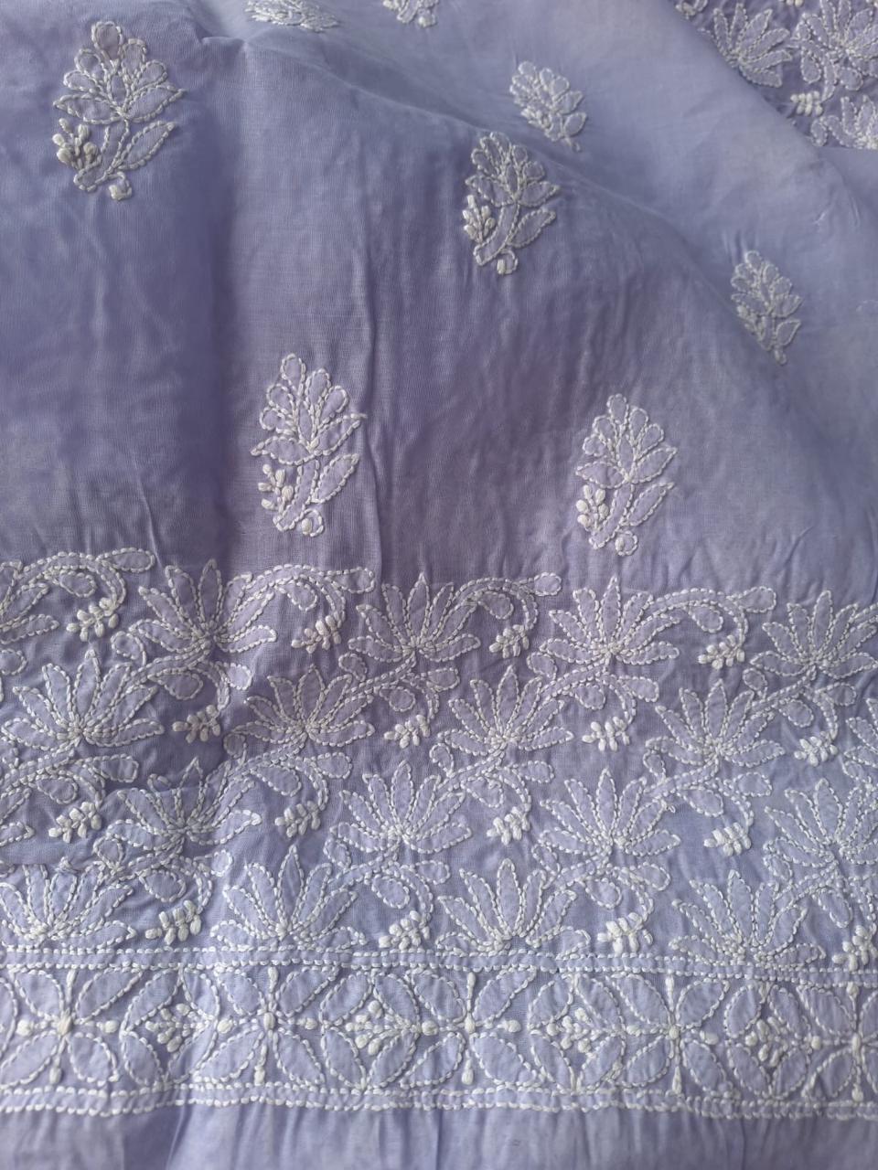 KAMAL cotton handcrafted Jaalwork kurta fabric