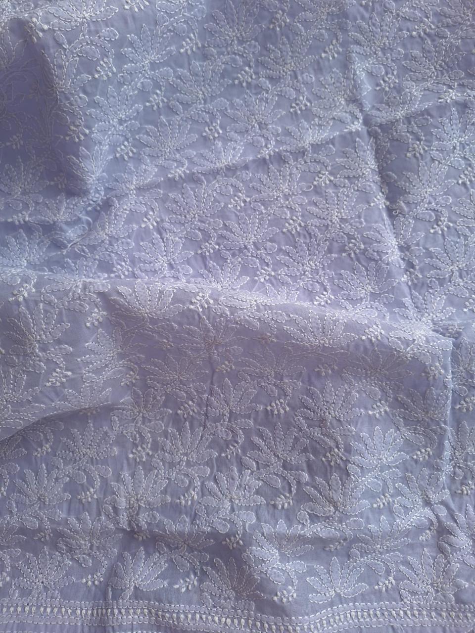 KAMAL cotton handcrafted Jaalwork kurta fabric