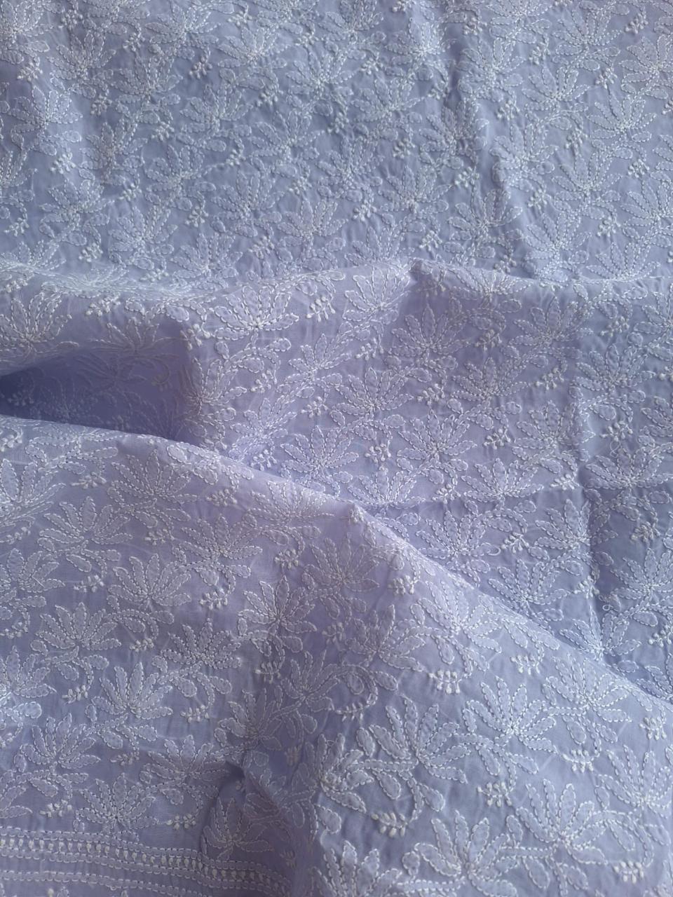 KAMAL cotton handcrafted Jaalwork kurta fabric