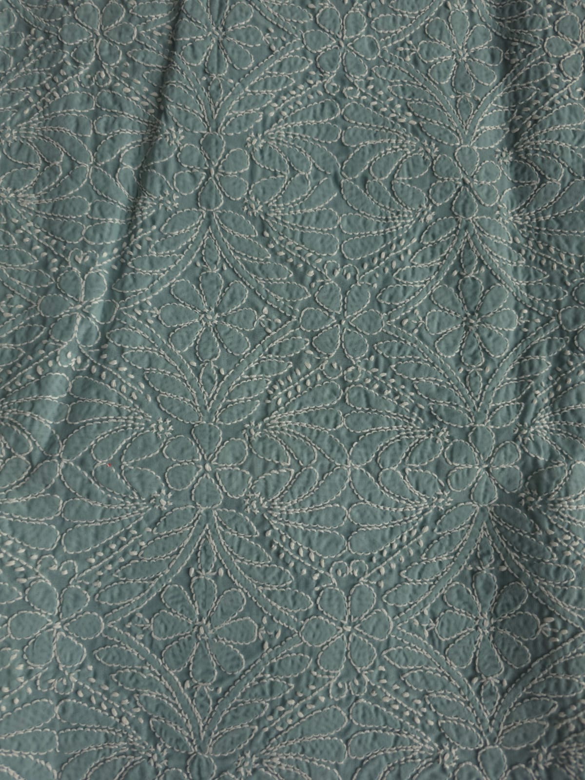 Cotton Full set in Grey with hand Embroidery