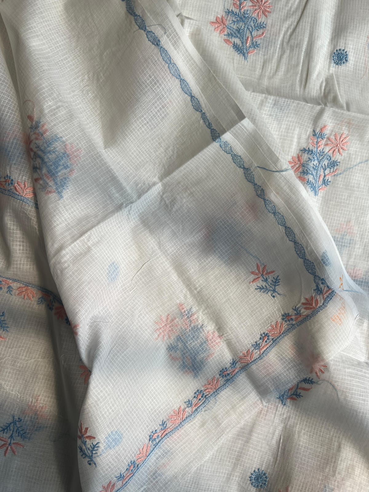 Kota cotton Unstitched kurta and dupatta set