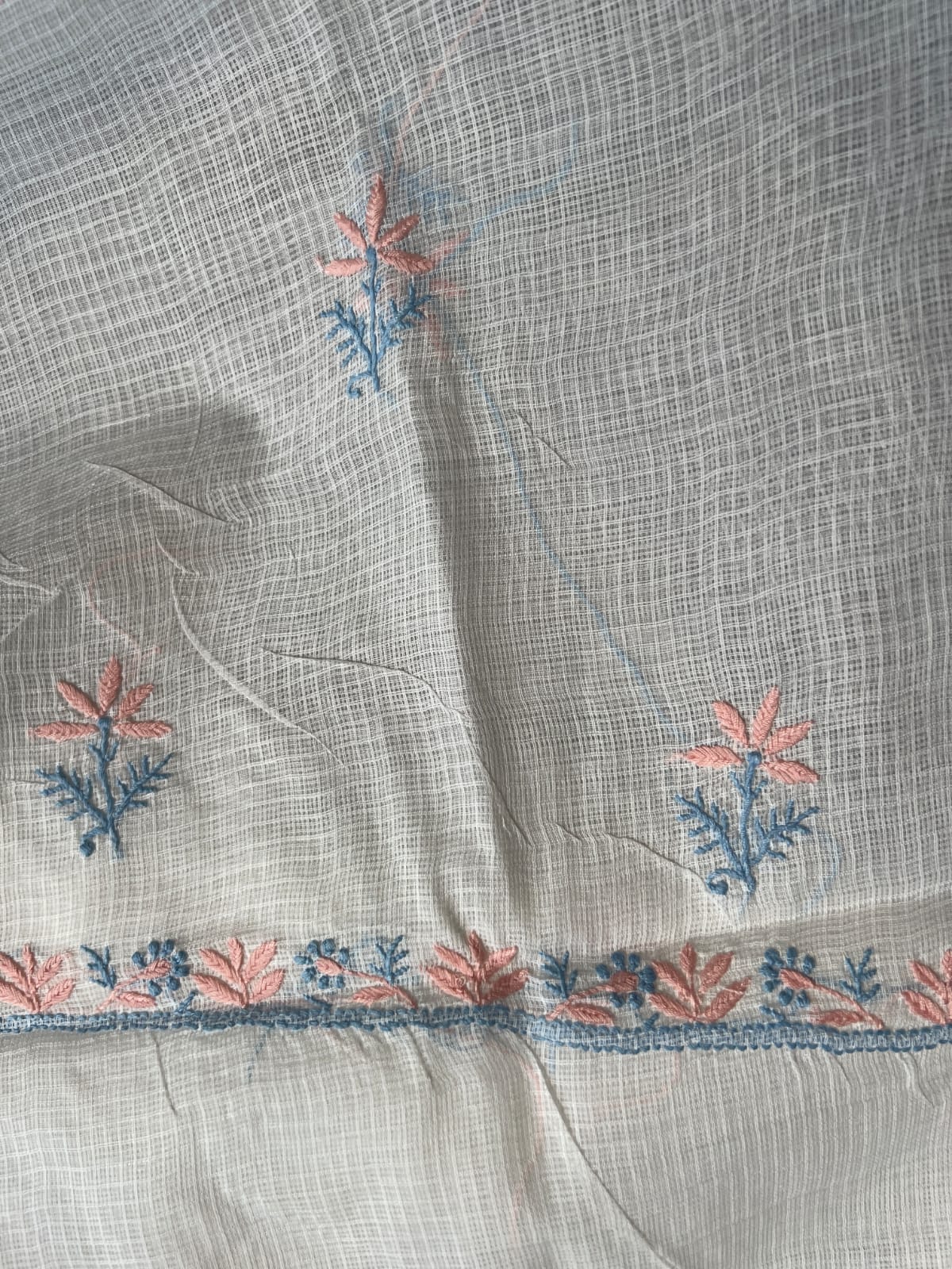 Kota cotton Unstitched kurta and dupatta set