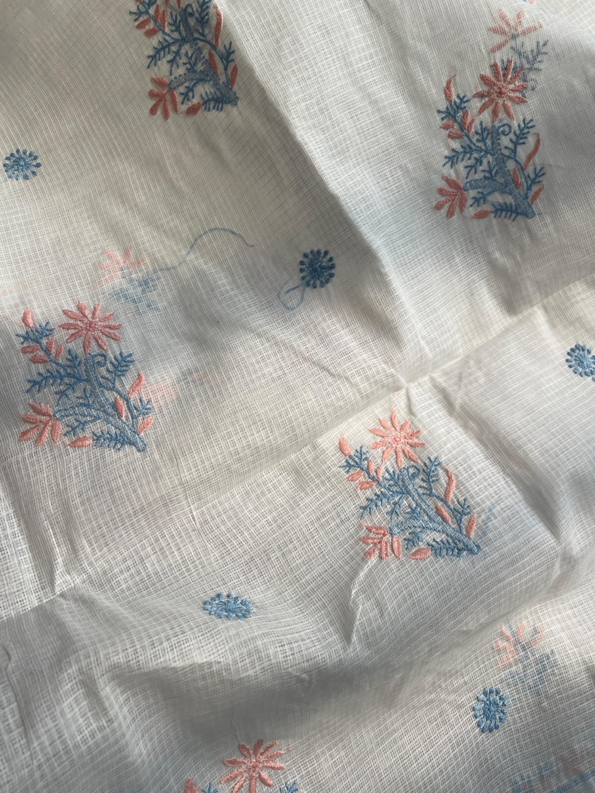 Kota cotton Unstitched kurta and dupatta set