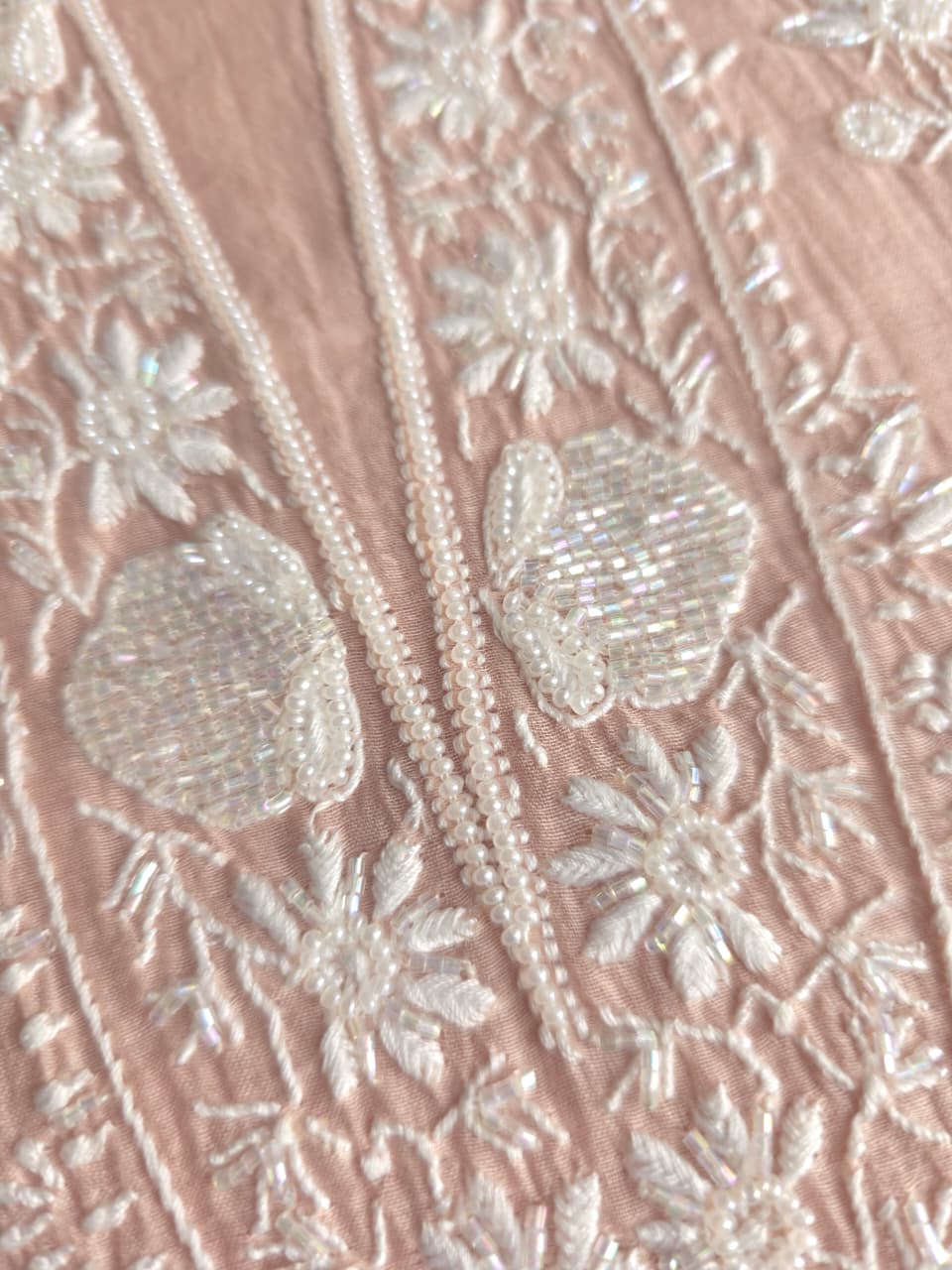 Hazelnut brown color Mul chanderi Kurta dupatta with Embellishments