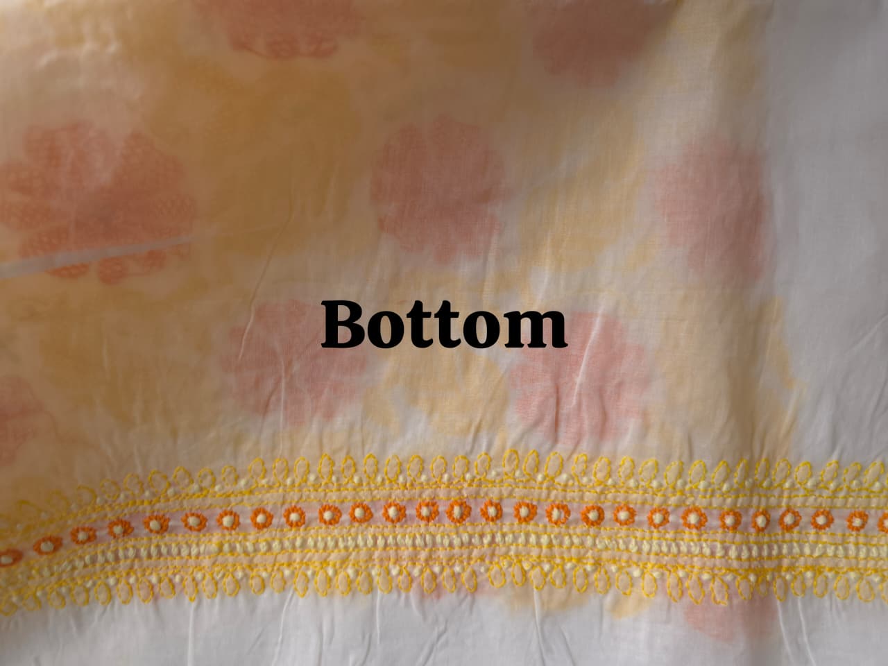 White Premium cotton set with Multicolored handwork and Designer Dupatta