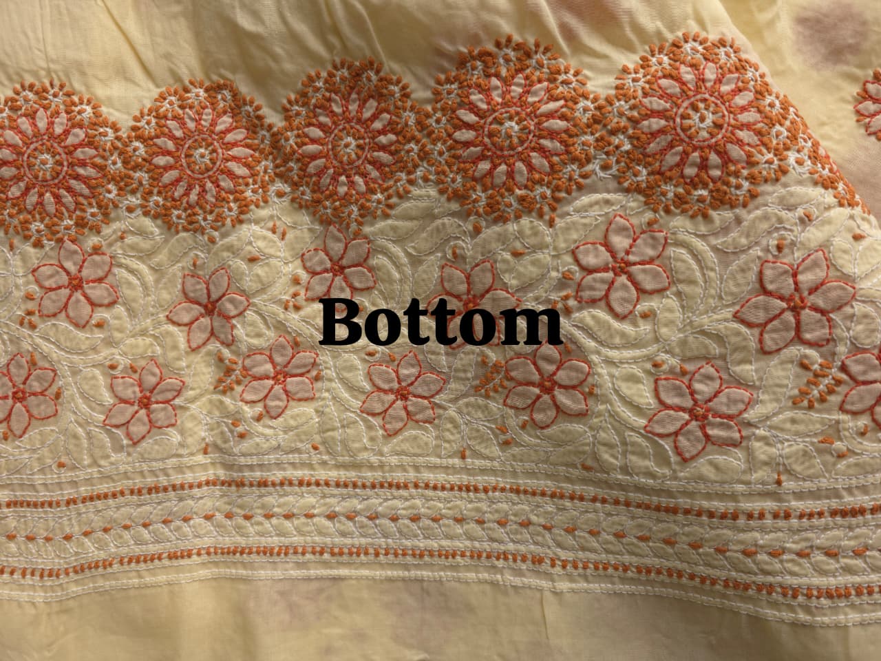 Beige and Brown Designer cotton set