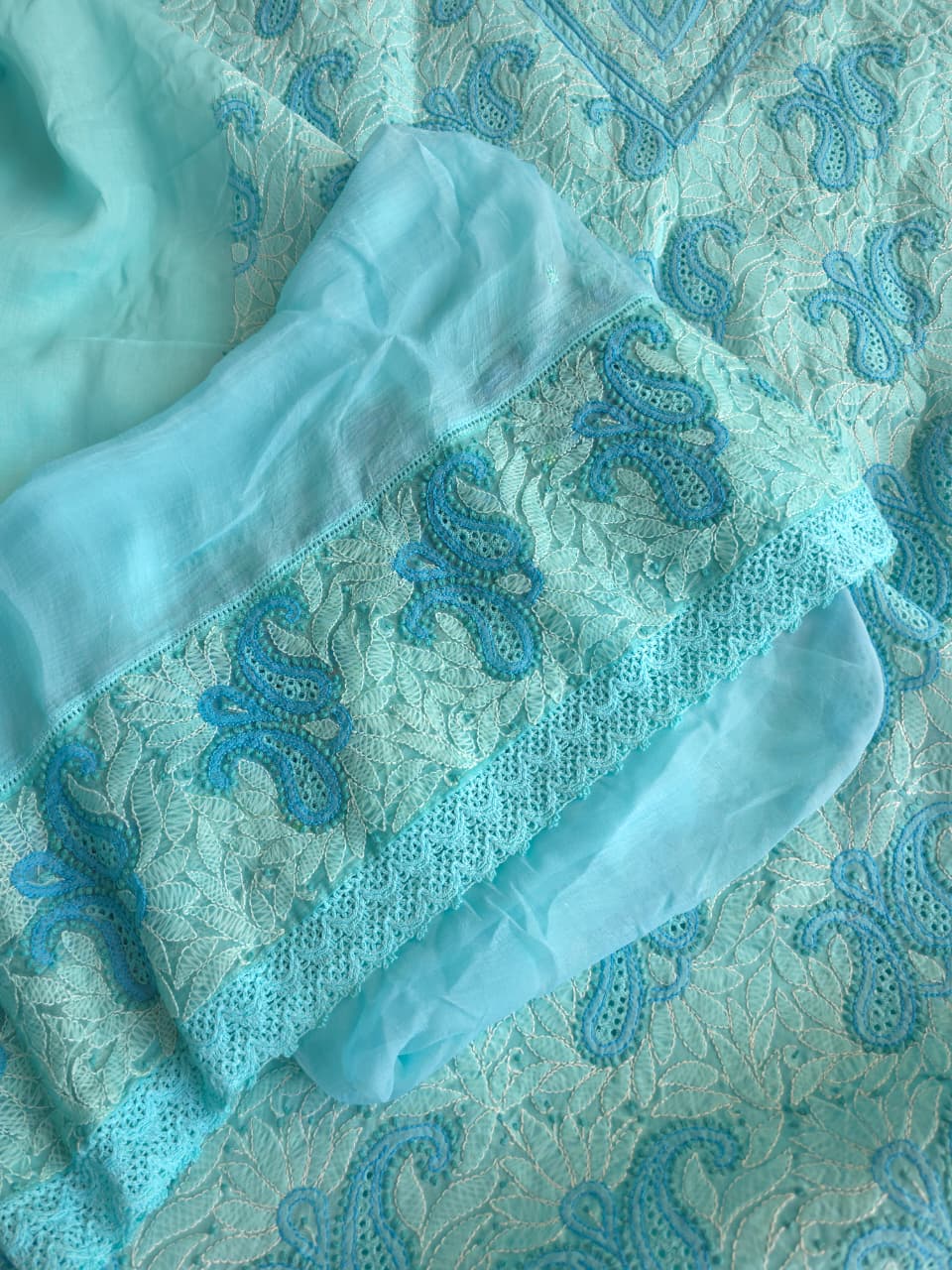 Premium Cotton Designer full set with handwork and beautiful dupatta