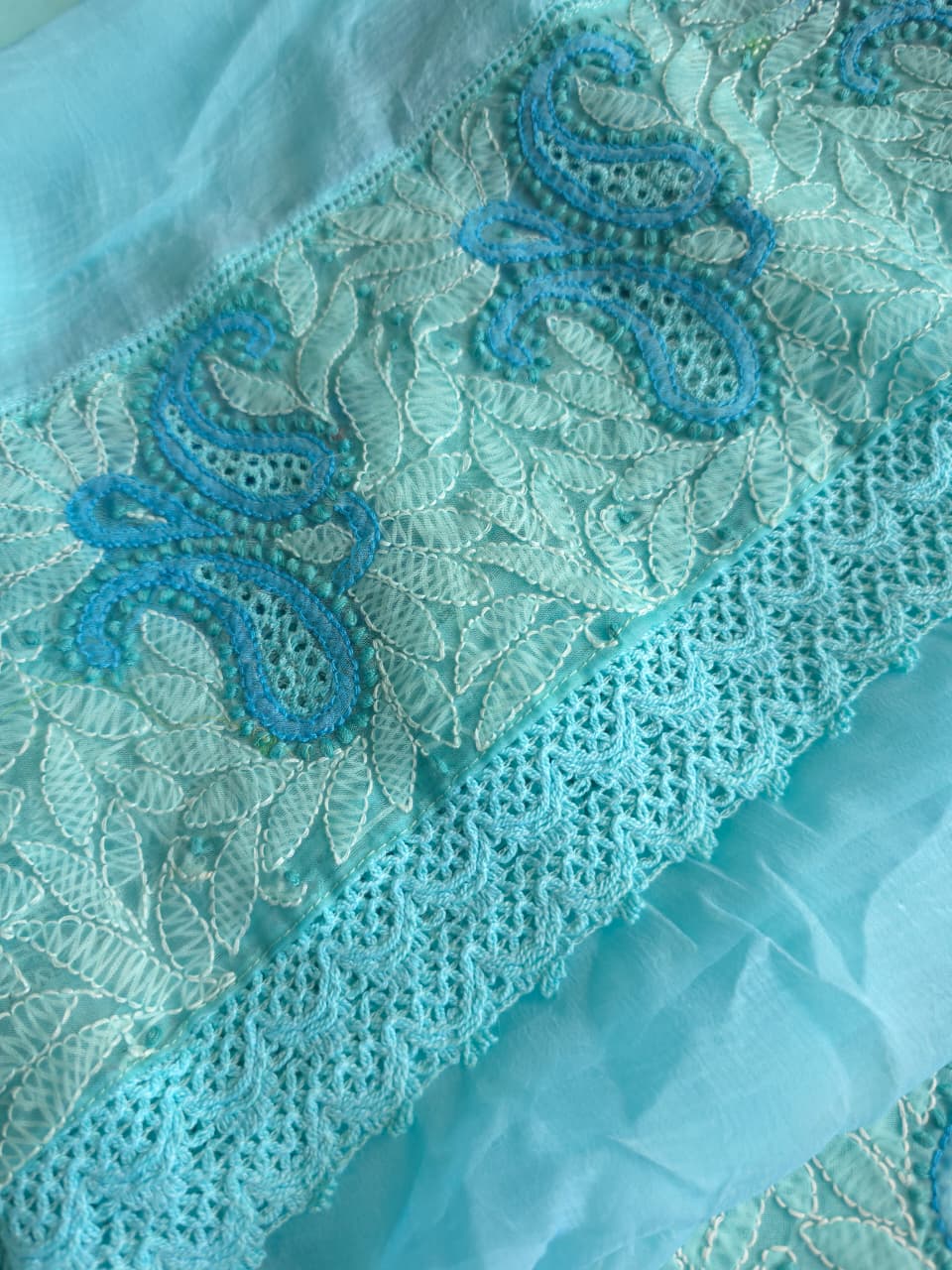 Premium Cotton Designer full set with handwork and beautiful dupatta