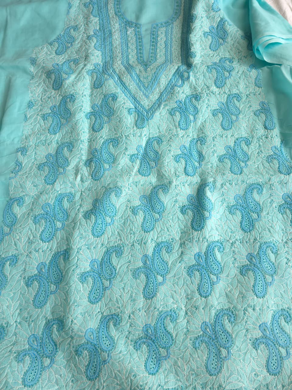 Premium Cotton Designer full set with handwork and beautiful dupatta