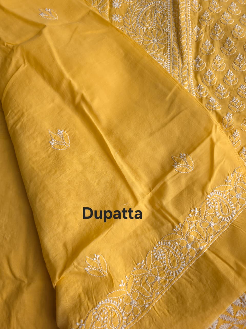 Mustard Yellow Angarkha Pattern Full set with Jaaliwork