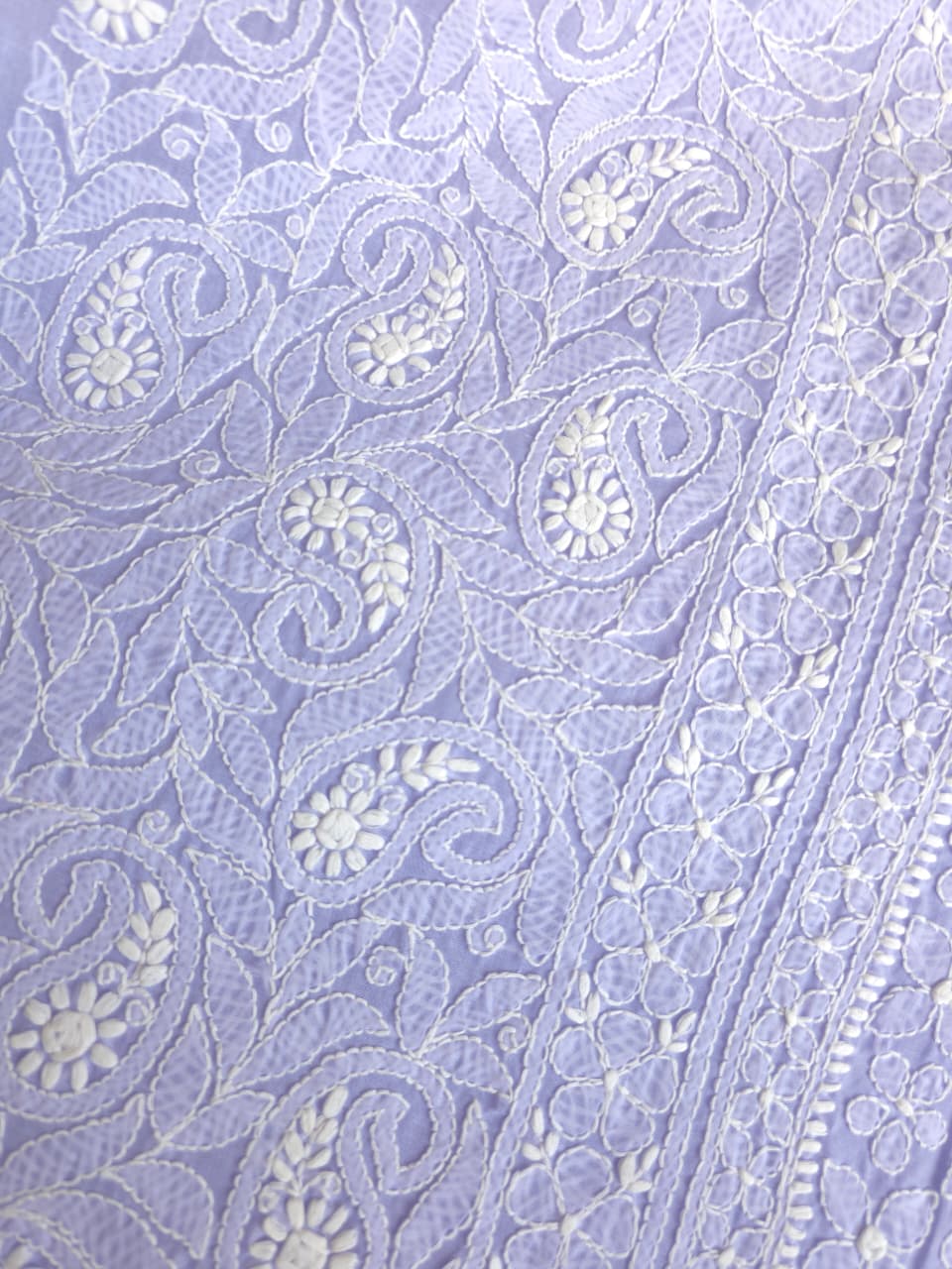 Premium Designer cotton Full set with fine chikankari jaalwork