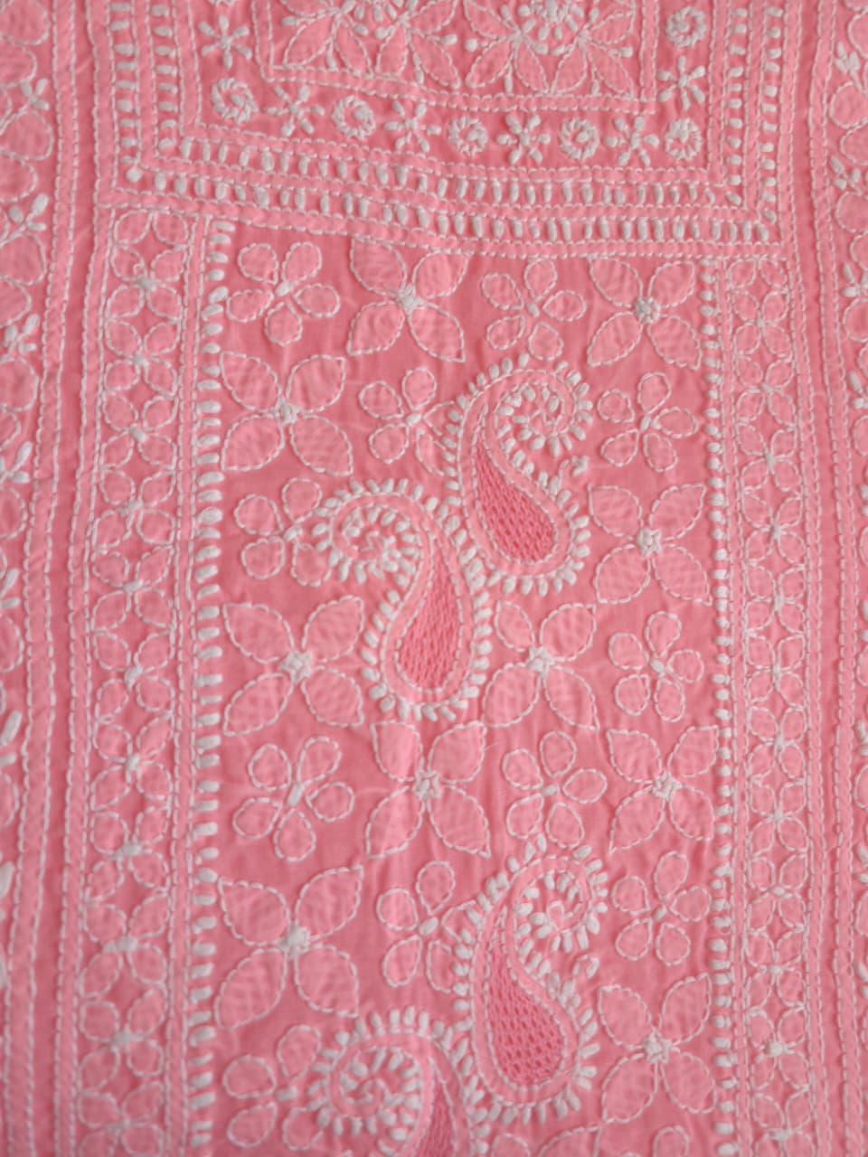 Designer cotton full suit with beautiful dupatta