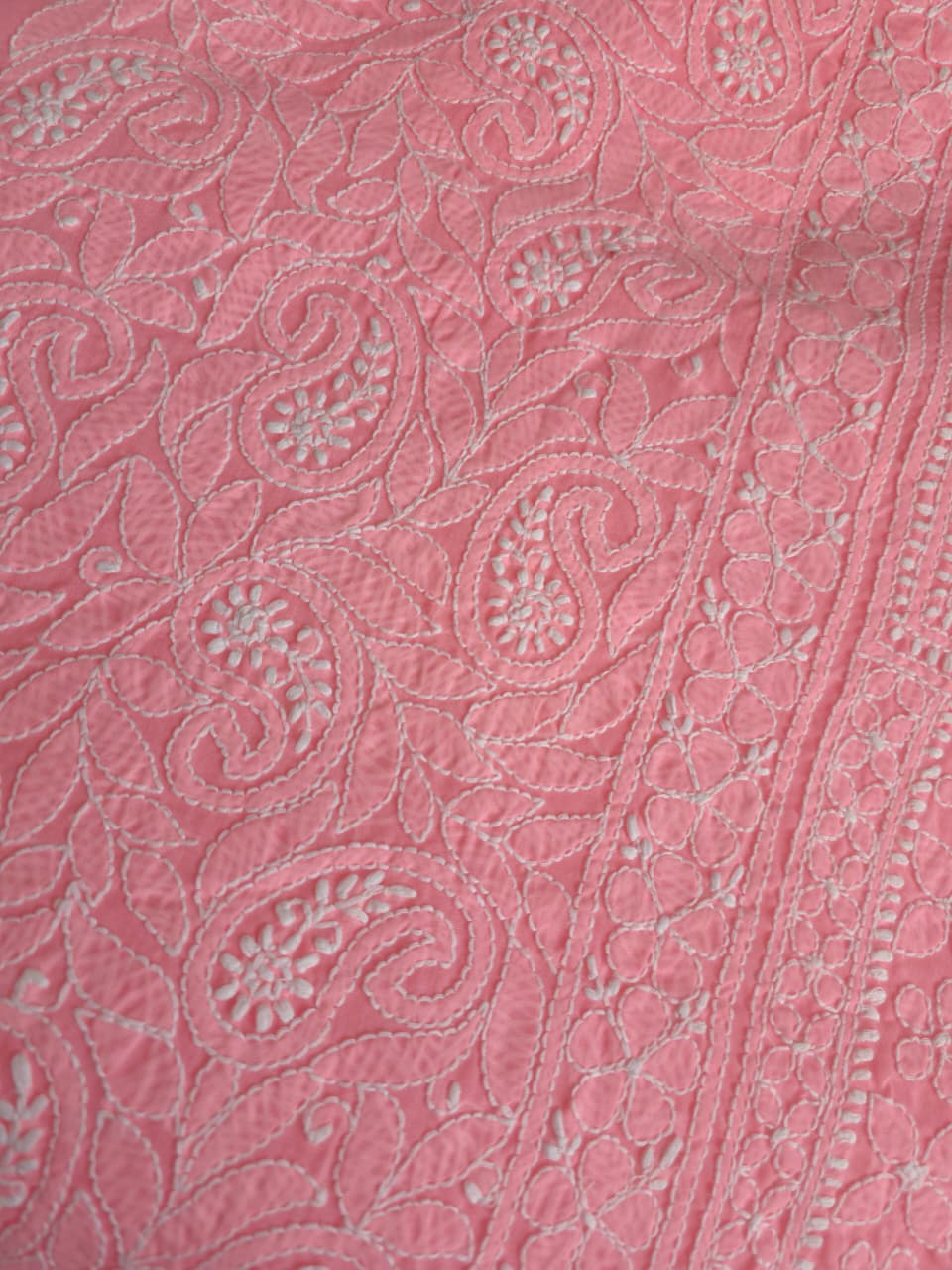 Designer cotton full suit with beautiful dupatta