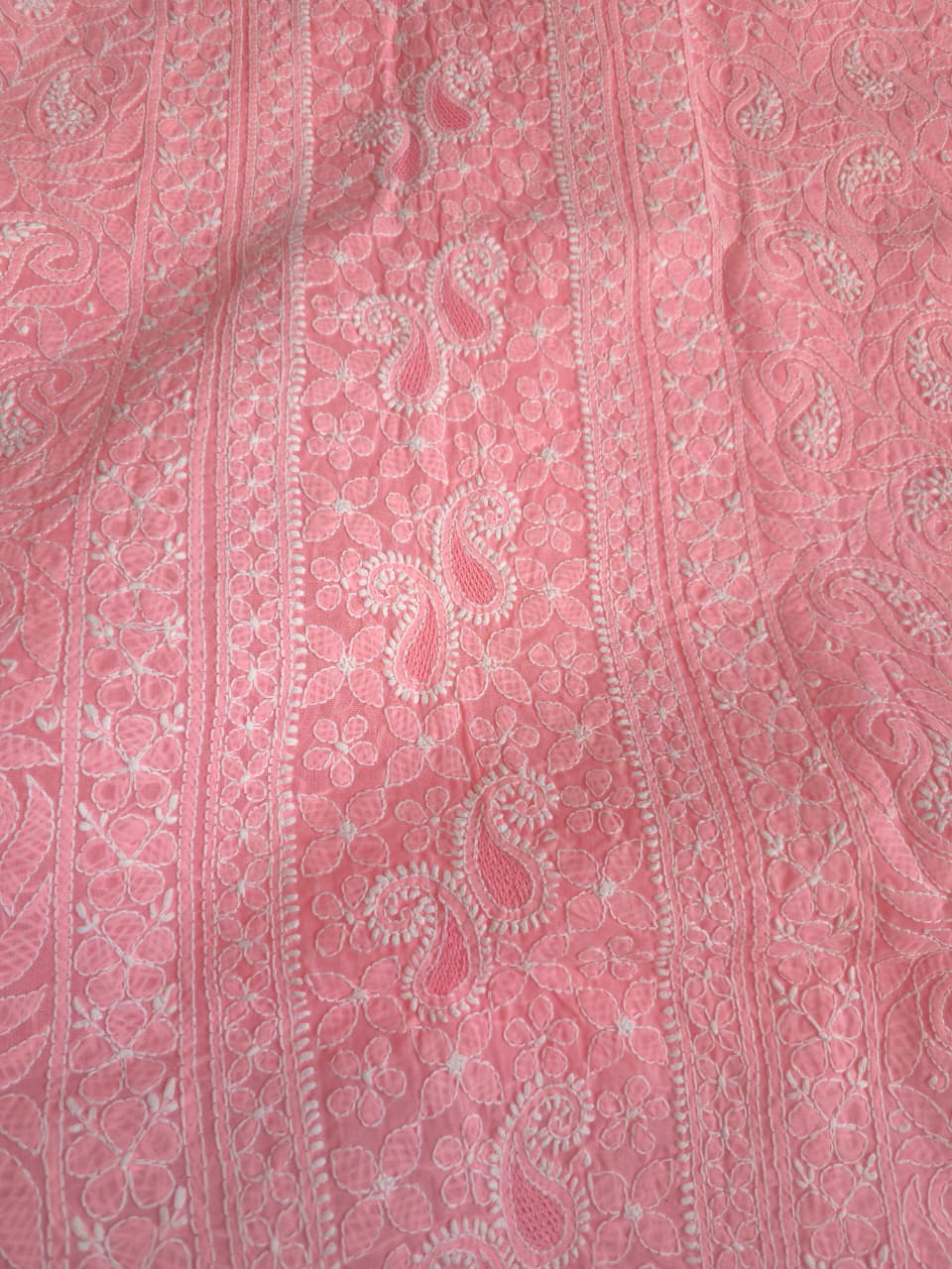 Designer cotton full suit with beautiful dupatta