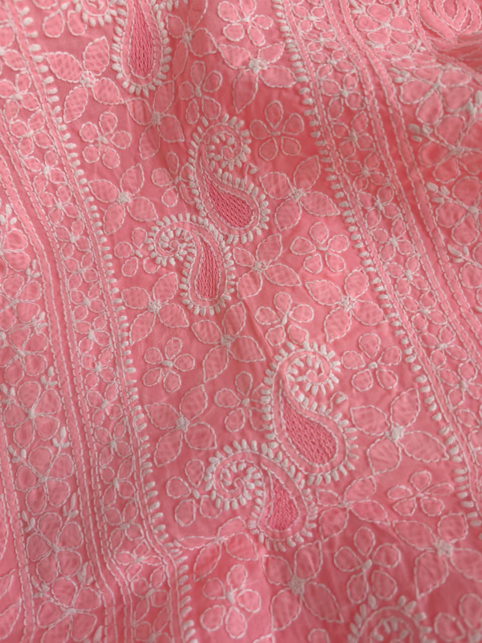 Designer cotton full suit with beautiful dupatta