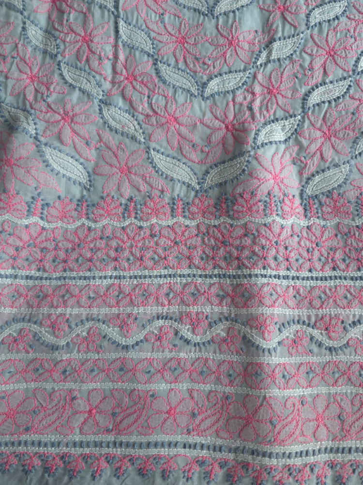 chikankari cotton dress material Darz Lucknowi Chikankari Dress Material Handmade Cotton Suit with Ch Paridhan Chikan Exclusive
