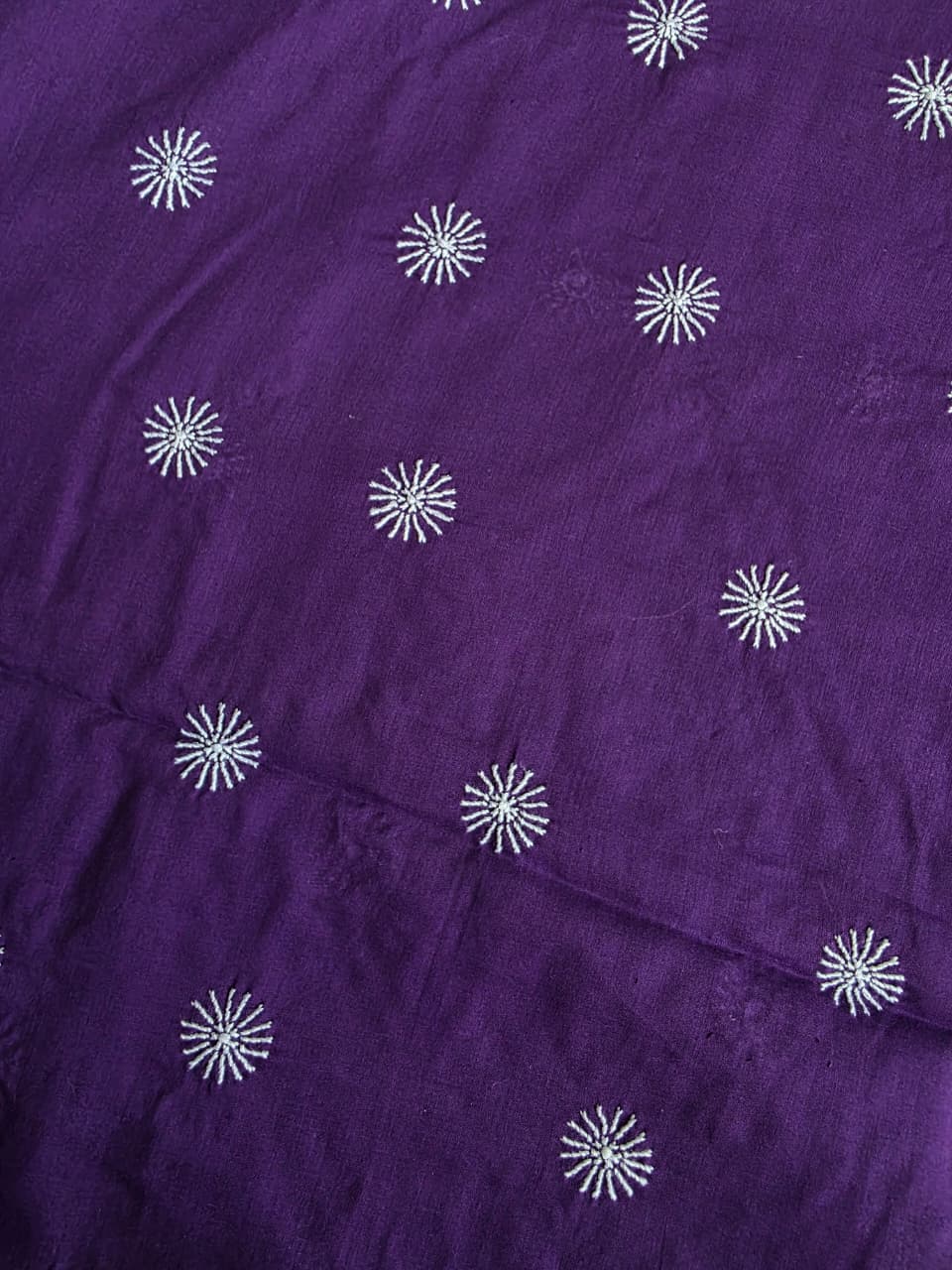 Purple color Unisex pure cotton kurta fabric