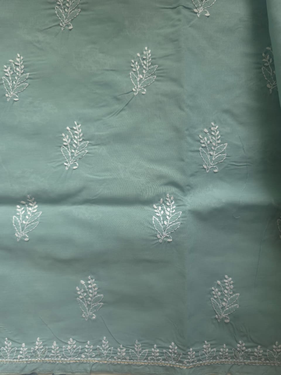 Grey Color full set with beautiful handwork