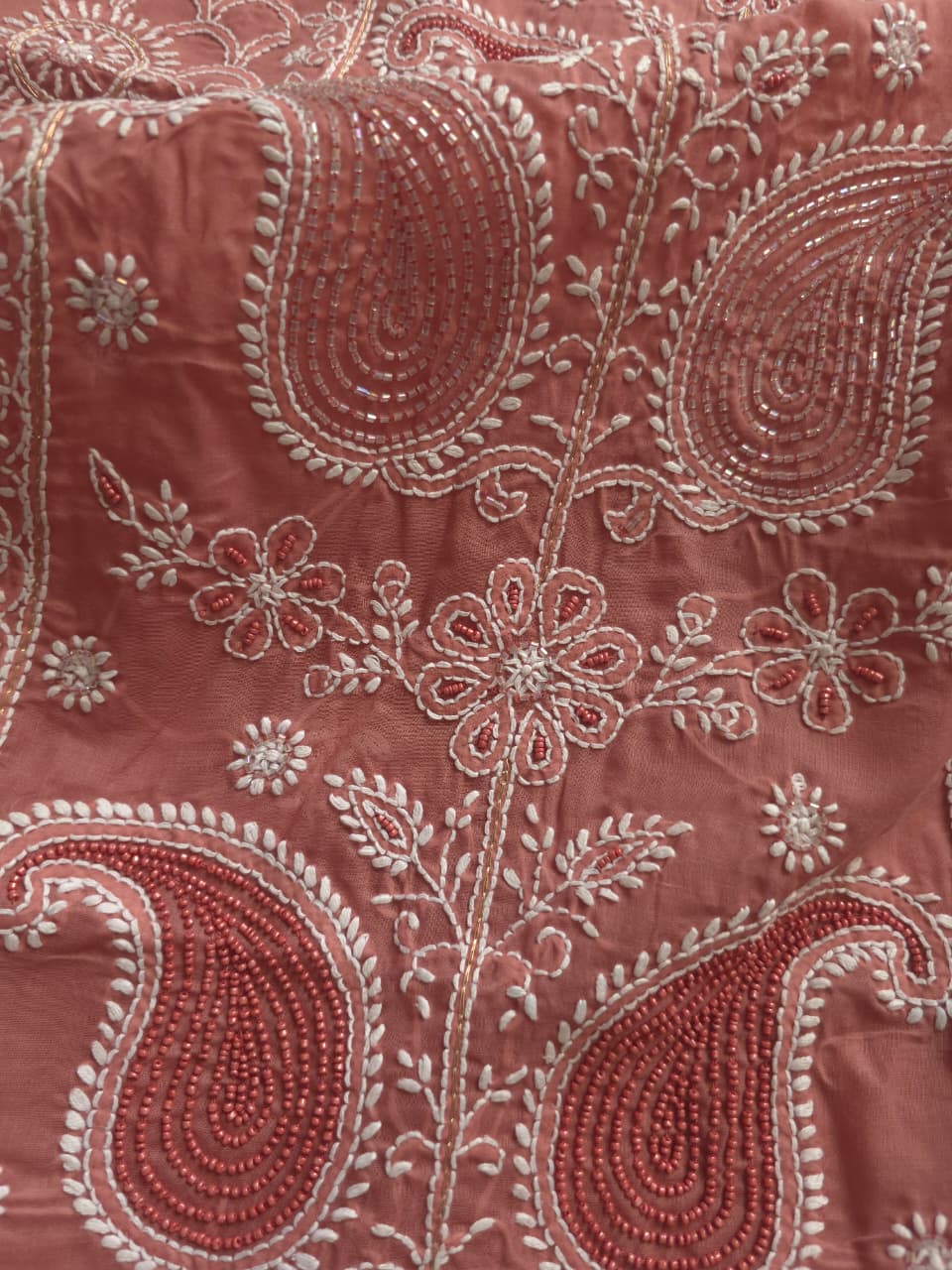 Cotton Full set with fine handwork and add on