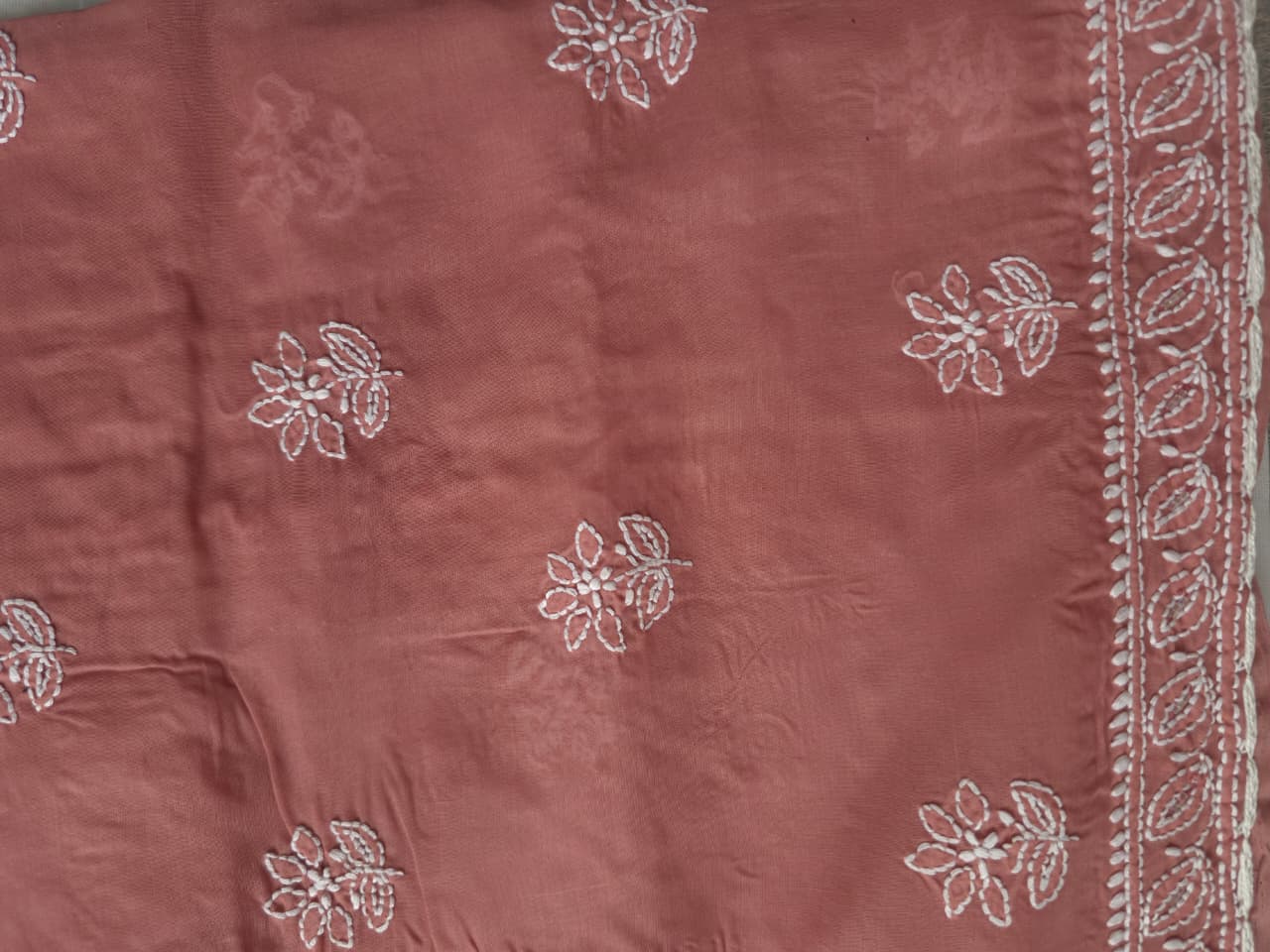 Cotton Full set with fine handwork and add on