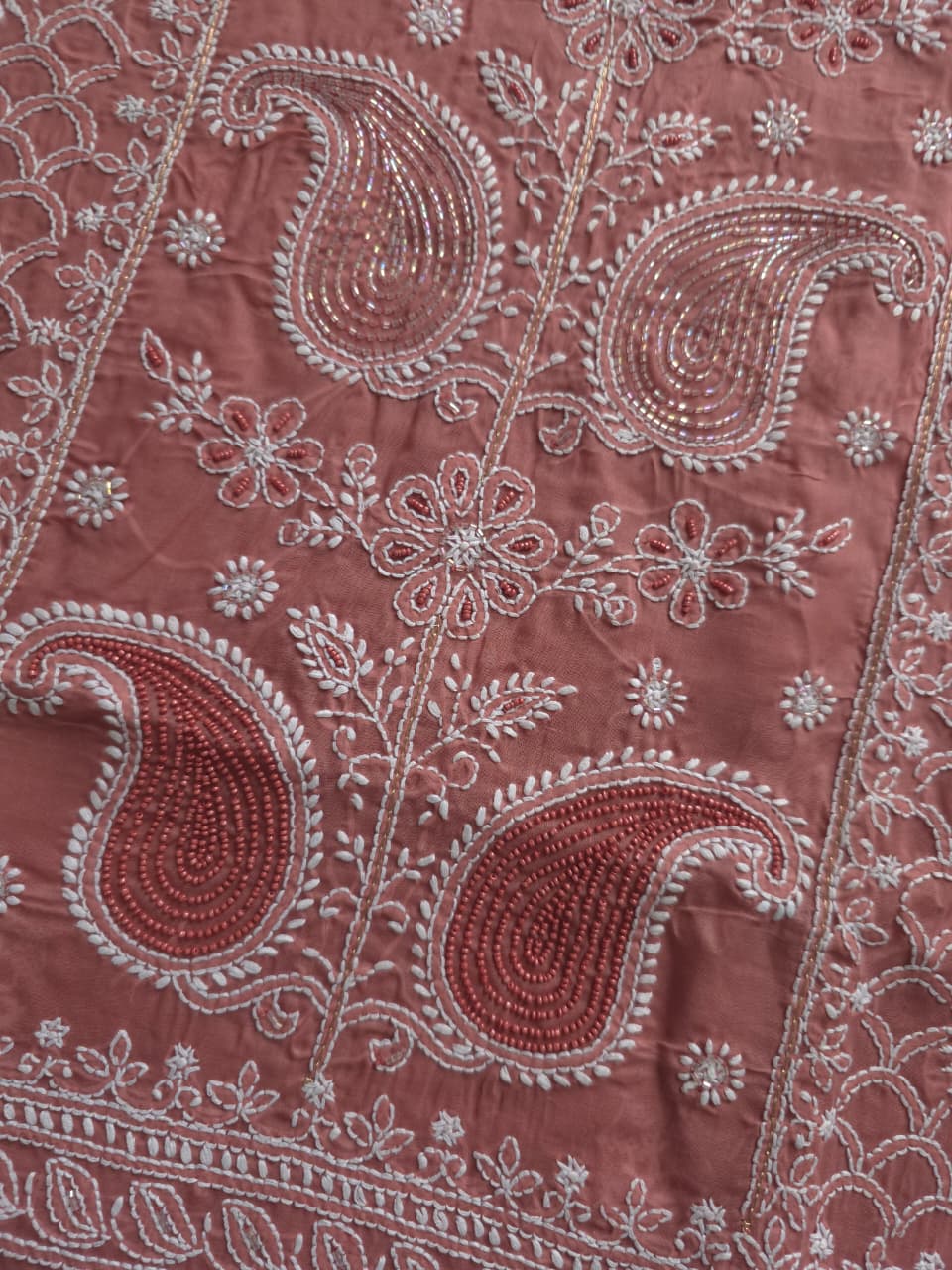 Cotton Full set with fine handwork and add on