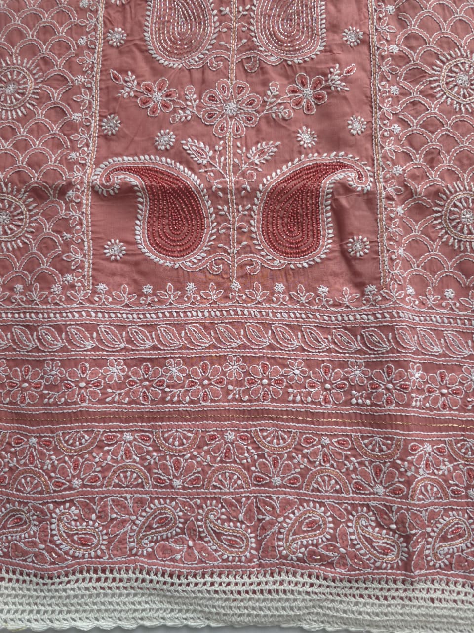 Cotton Full set with fine handwork and add on