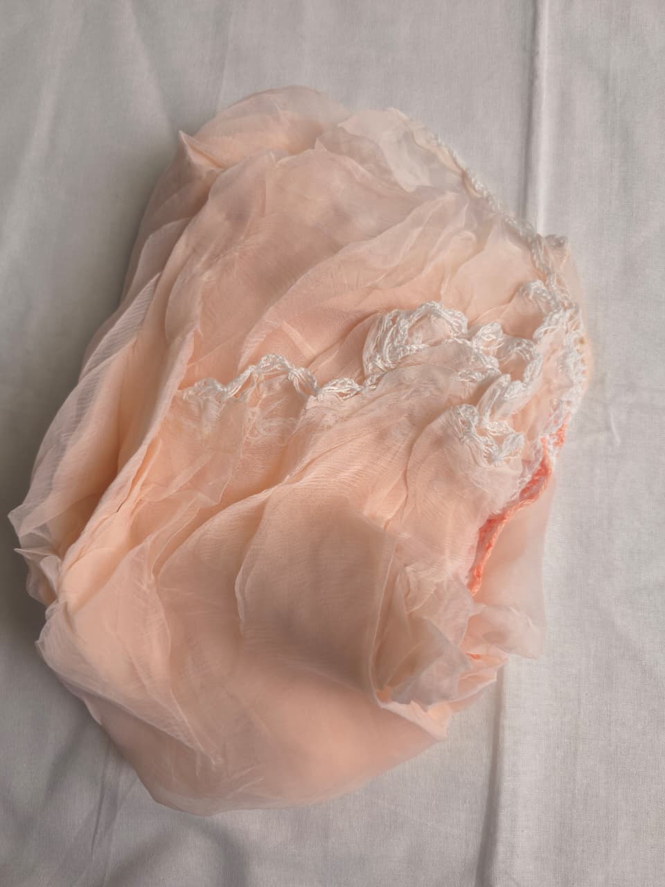 Peach Full set with Gorgeous Handwork and embellishments