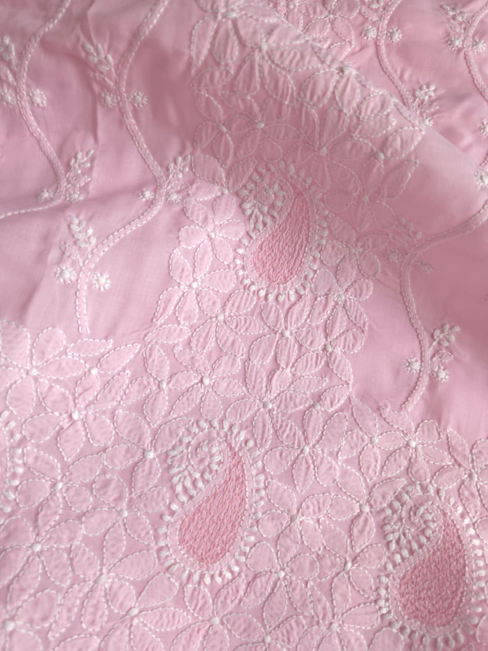 Baby Pink set with handwork chikankari jaalwork  jaaliwork