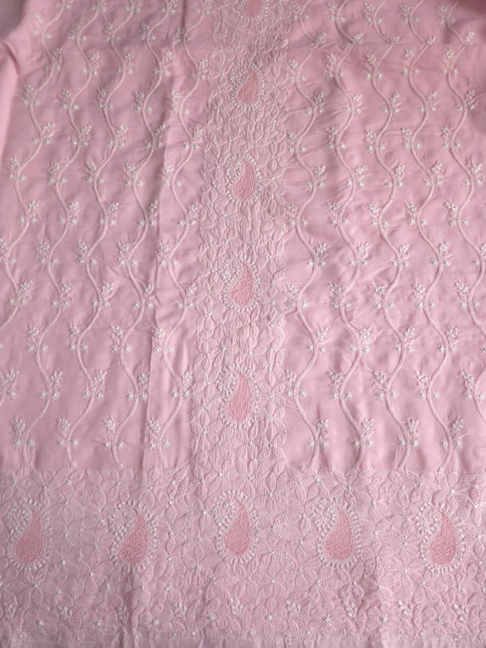 Baby Pink set with handwork chikankari jaalwork  jaaliwork