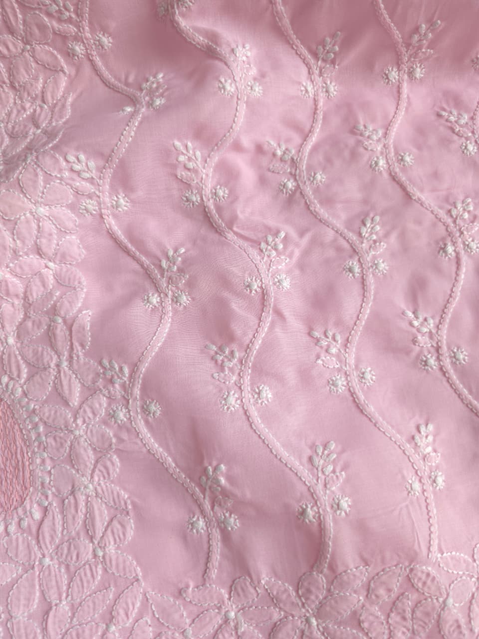 Baby Pink set with handwork chikankari jaalwork  jaaliwork