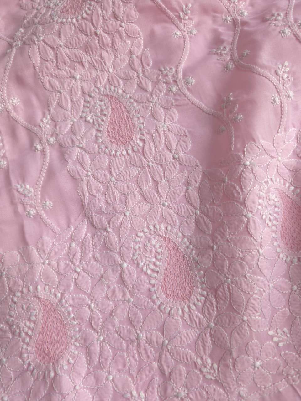 Baby Pink set with handwork chikankari jaalwork  jaaliwork