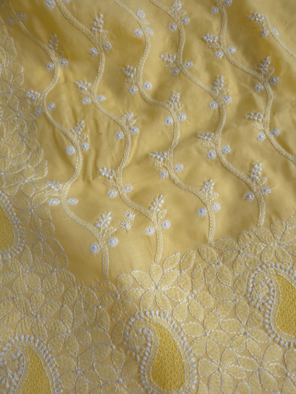 Yellow Full set with Handwork chikanakri  Jaaliwork