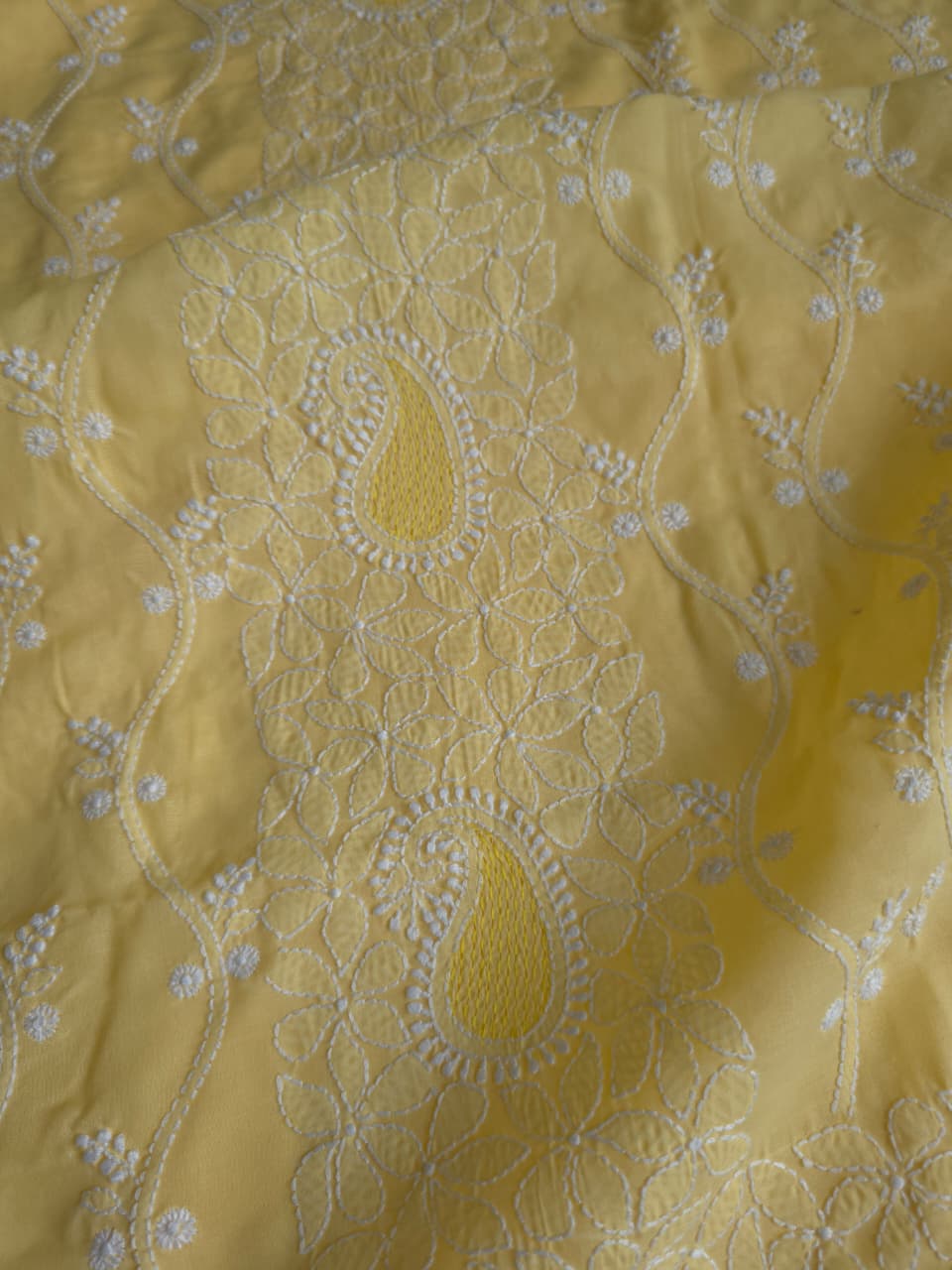 Yellow Full set with Handwork chikanakri Jaaliwork
