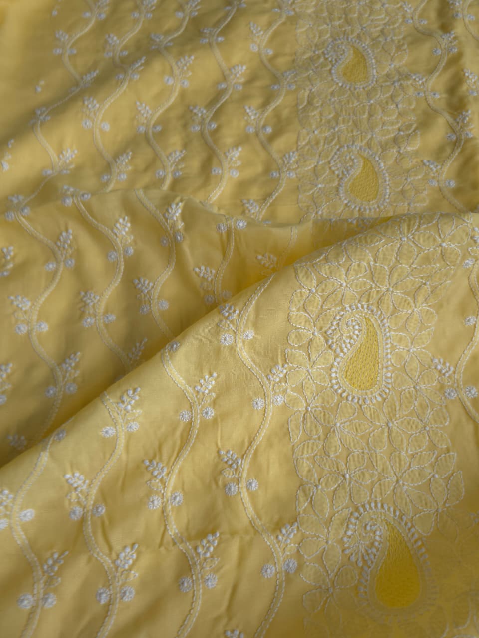 Yellow Full set with Handwork chikanakri Jaaliwork