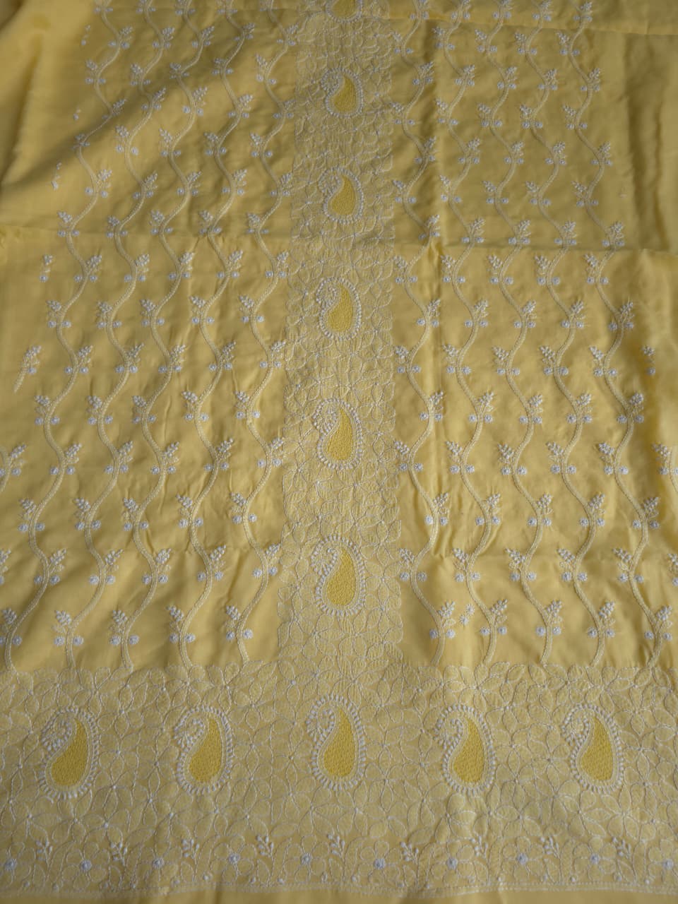 Yellow Full set with Handwork chikanakri  Jaaliwork