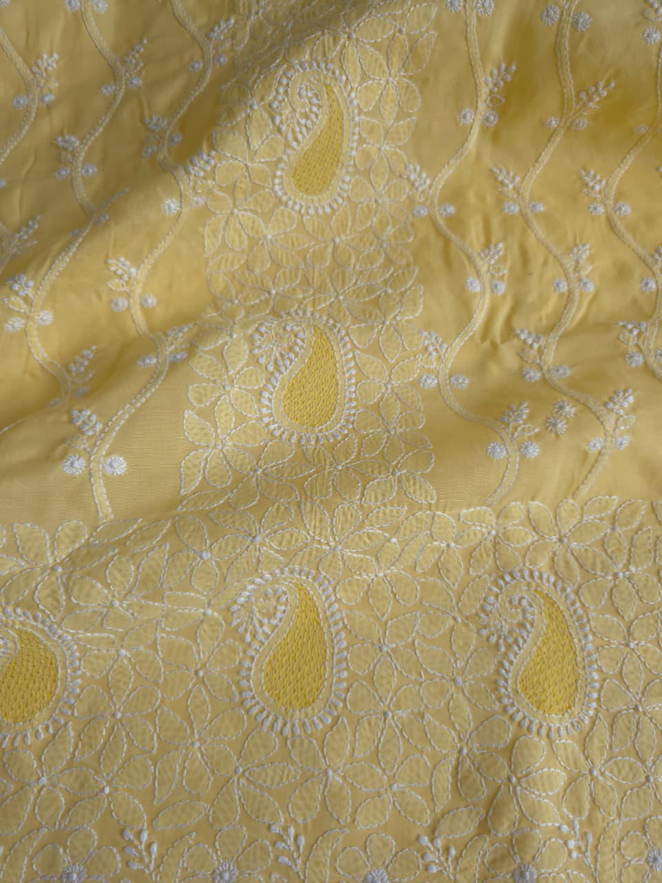 Yellow Full set with Handwork chikanakri  Jaaliwork