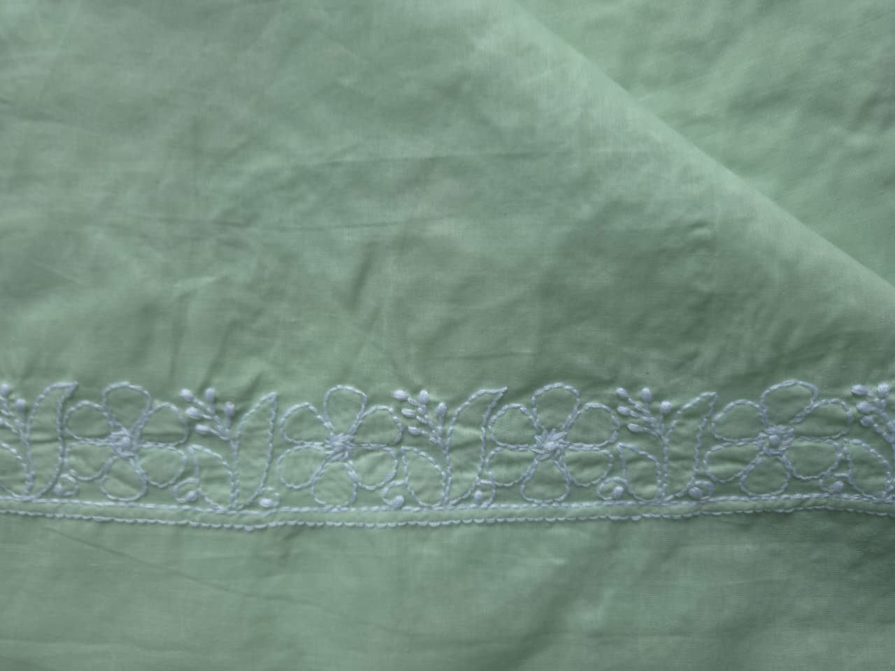 Sage Green Full set with handwork chikankari  jaaliwork