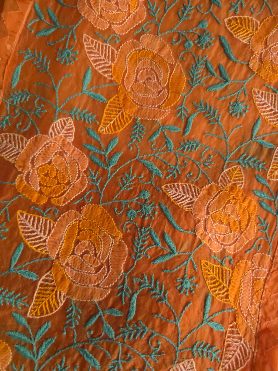 Pure Organza Silk semistitched kurta and dupatta with Chikanakri Daraz