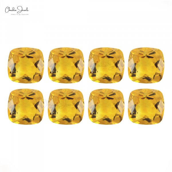 Wholesale Price 7x9 MM Oval Shape Genuine Citrine Gemstone Calibrated Cabochon Faceted Cut Citrine Yellow Gems